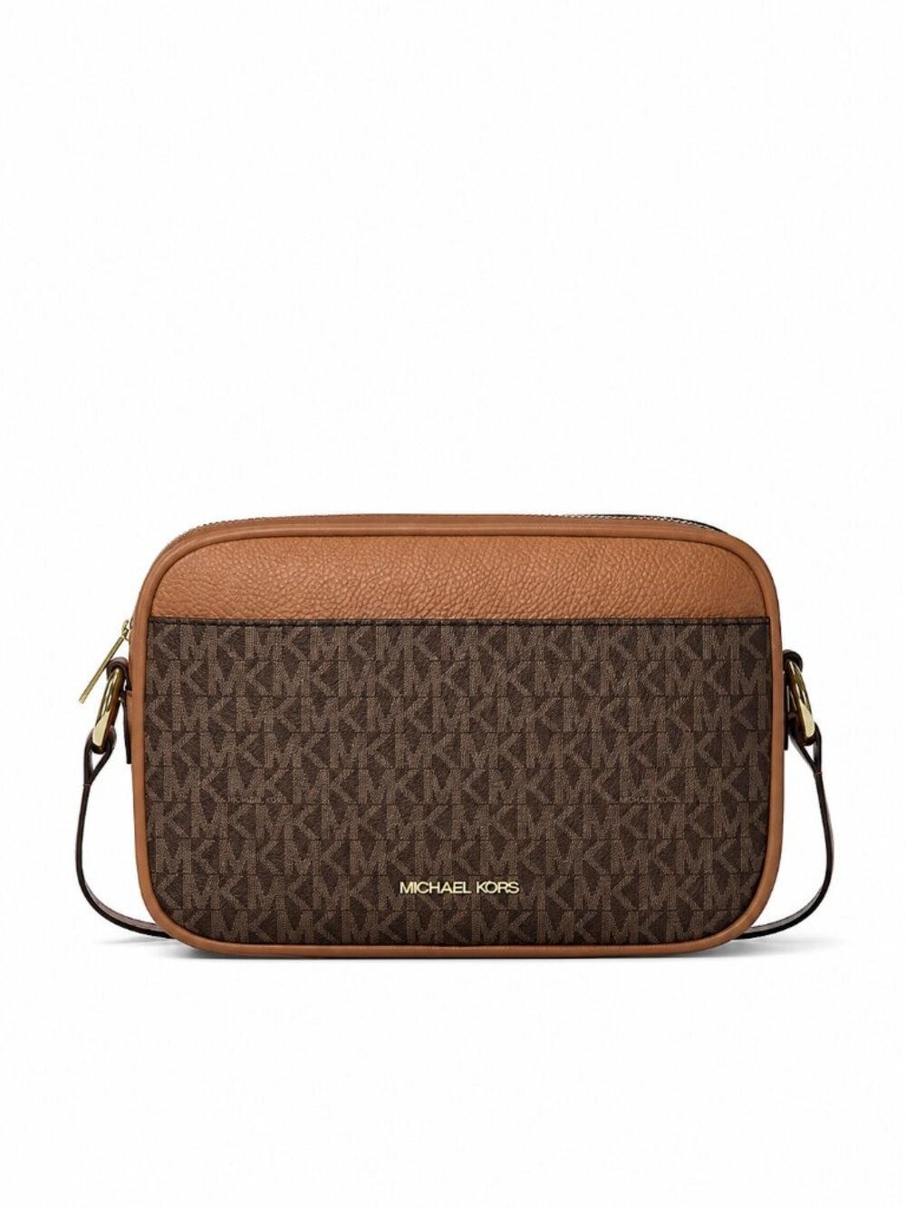 MICHAEL KORS Jet Set Travel Large Signature logo Camera Crossbody Bag